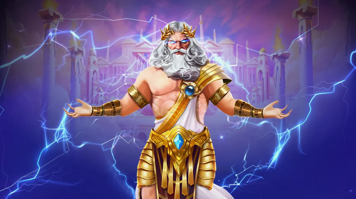 Gates of Olympus masaüstü oyun ekranı — demo önizlemesi